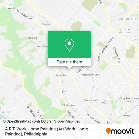 A.R.T. Work Home Painting map