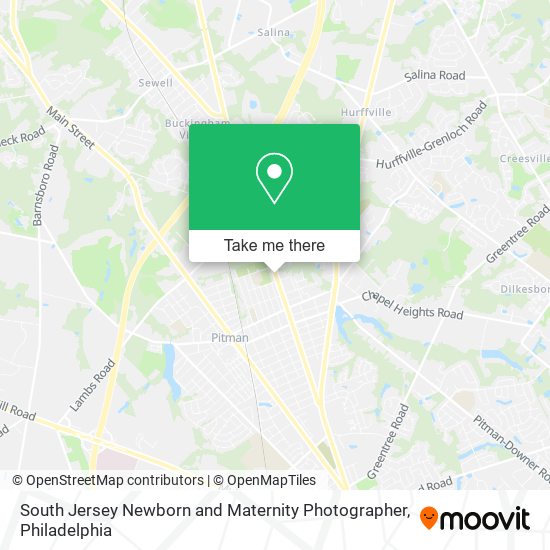 South Jersey Newborn and Maternity Photographer map