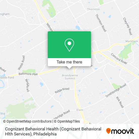 Cognizant Behavioral Health (Cognizant Behavioral Hlth Services) map