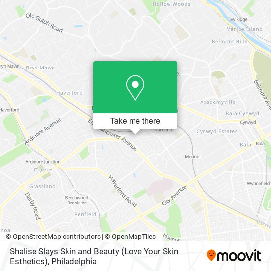 Mapa de Shalise Slays Skin and Beauty (Love Your Skin Esthetics)