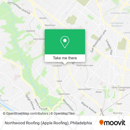 Northwood Roofing (Apple Roofing) map