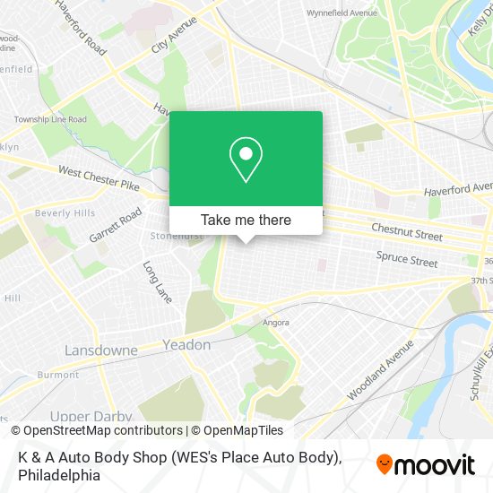 K & A Auto Body Shop (WES's Place Auto Body) map