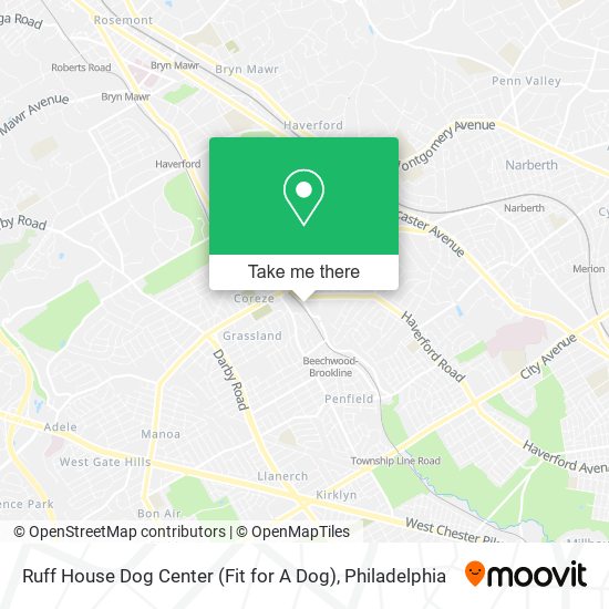 Mapa de Ruff House Dog Center (Fit for A Dog)