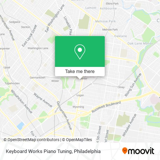 Keyboard Works Piano Tuning map