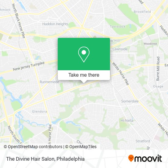 The Divine Hair Salon map