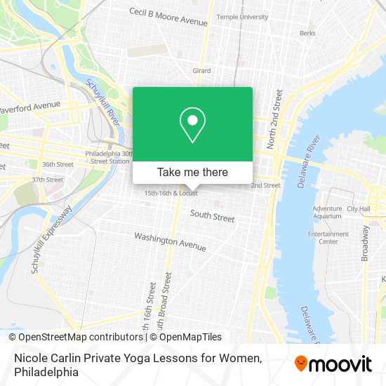 Nicole Carlin Private Yoga Lessons for Women map