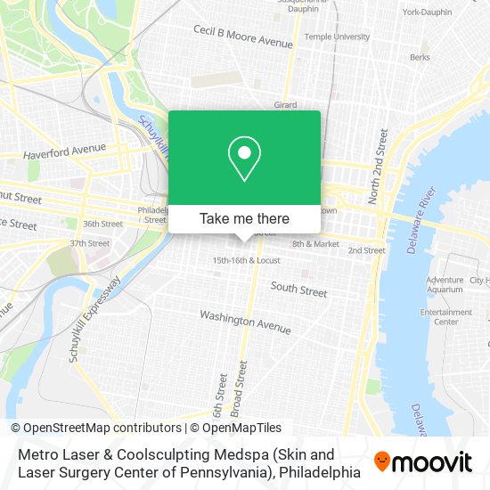 Metro Laser & Coolsculpting Medspa (Skin and Laser Surgery Center of Pennsylvania) map
