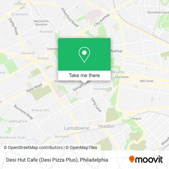 Desi Hut Cafe (Desi Pizza Plus) map