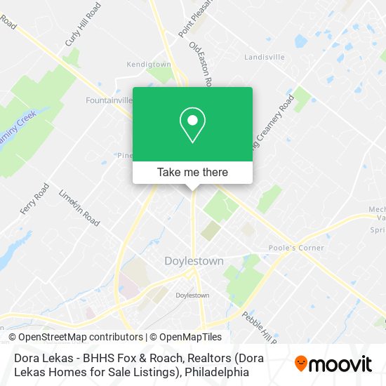 Dora Lekas - BHHS Fox & Roach, Realtors (Dora Lekas Homes for Sale Listings) map