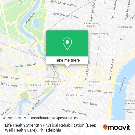 Mapa de Life Health Strength Physical Rehabilitation (Deep Well Health Care)