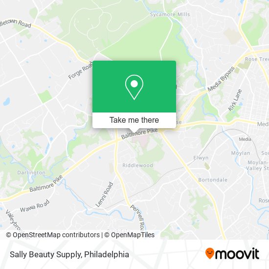 Mapa de Sally Beauty Supply