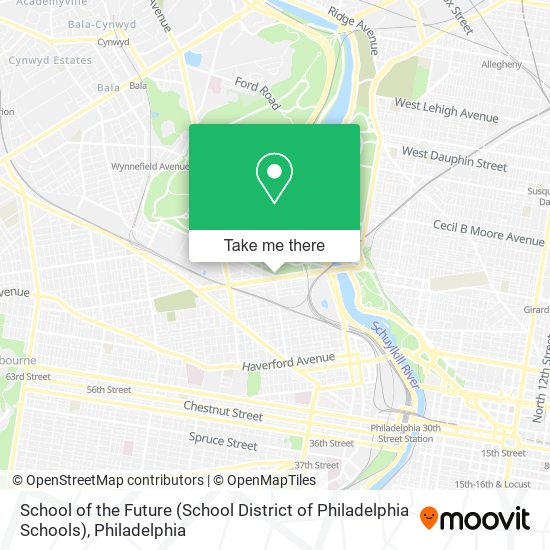 School of the Future (School District of Philadelphia Schools) map