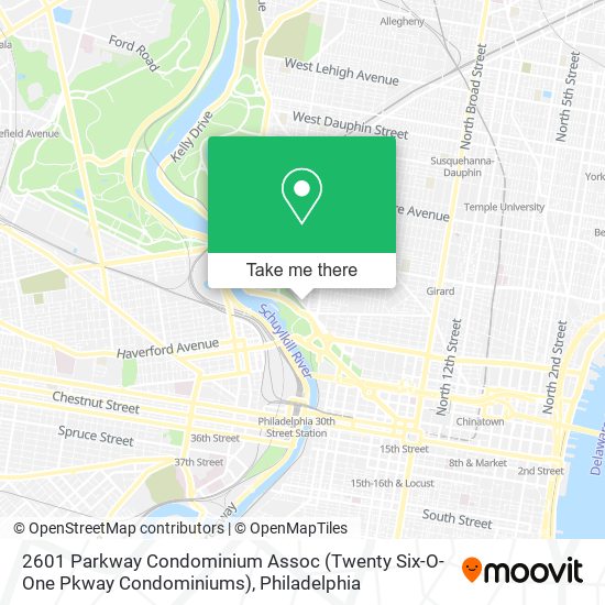 2601 Parkway Condominium Assoc (Twenty Six-O-One Pkway Condominiums) map