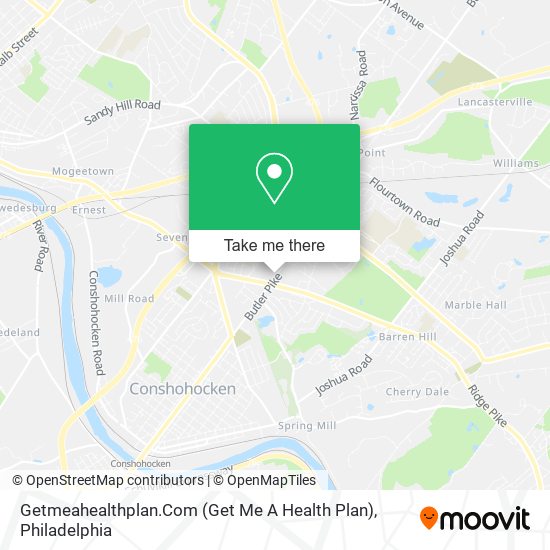 Mapa de Getmeahealthplan.Com (Get Me A Health Plan)