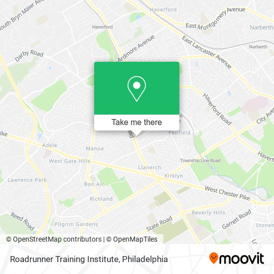 Mapa de Roadrunner Training Institute