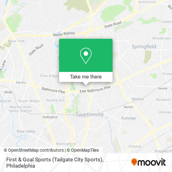 First & Goal Sports (Tailgate City Sports) map