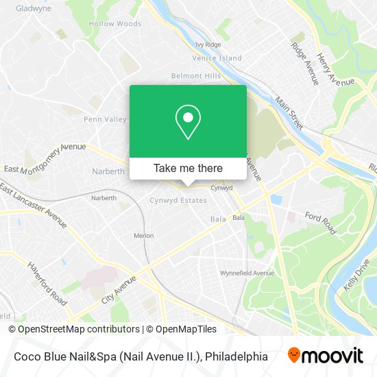 Coco Blue Nail&Spa (Nail Avenue II.) map