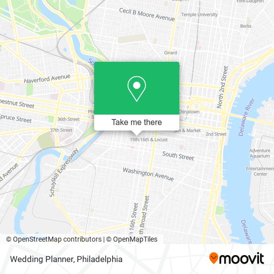 Wedding Planner map