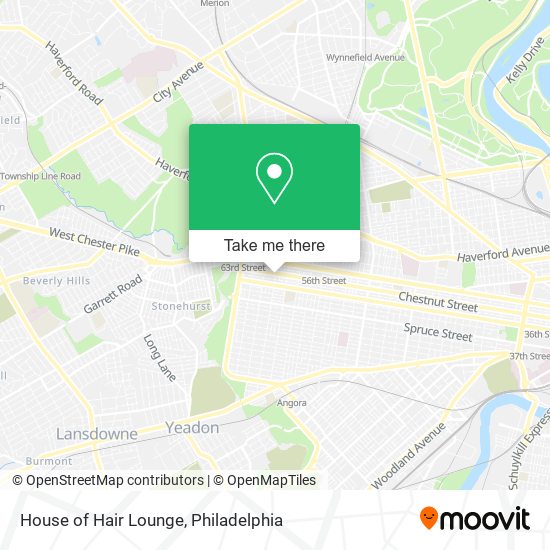House of Hair Lounge map