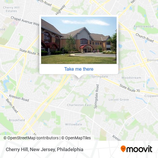 Cherry Hill, New Jersey map