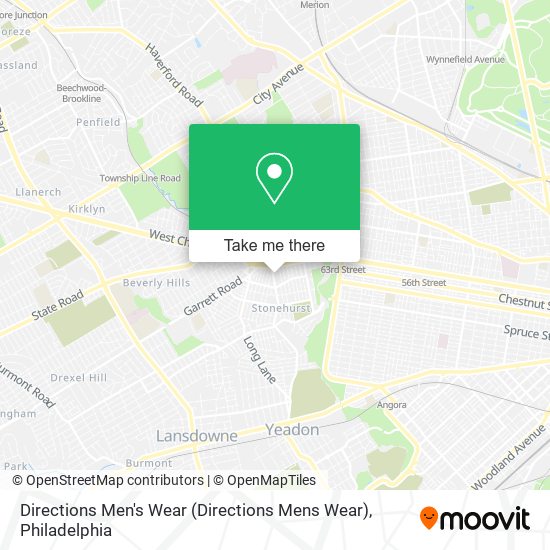 Directions Men's Wear (Directions Mens Wear) map