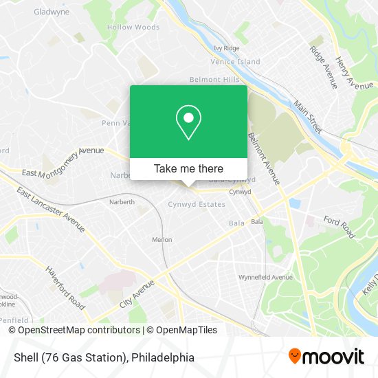 Mapa de Shell (76 Gas Station)