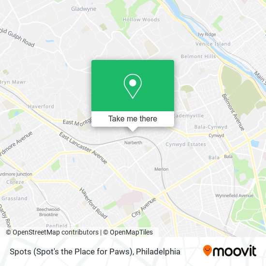 Spots (Spot's the Place for Paws) map