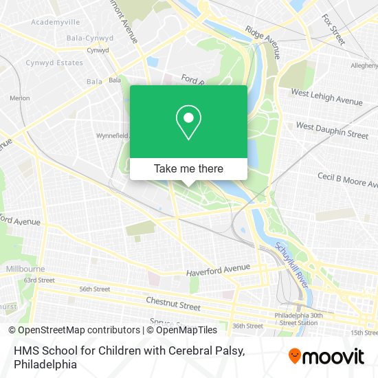HMS School for Children with Cerebral Palsy map