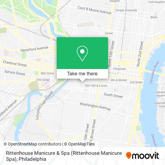Rittenhouse Manicure & Spa map