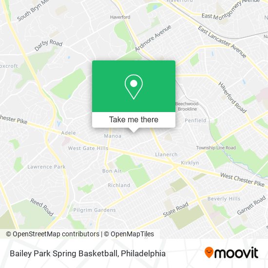 Mapa de Bailey Park Spring Basketball