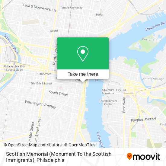 Scottish Memorial (Monument To the Scottish Immigrants) map