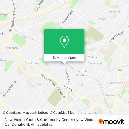New Vision Youth & Community Center (New Vision Car Donation) map