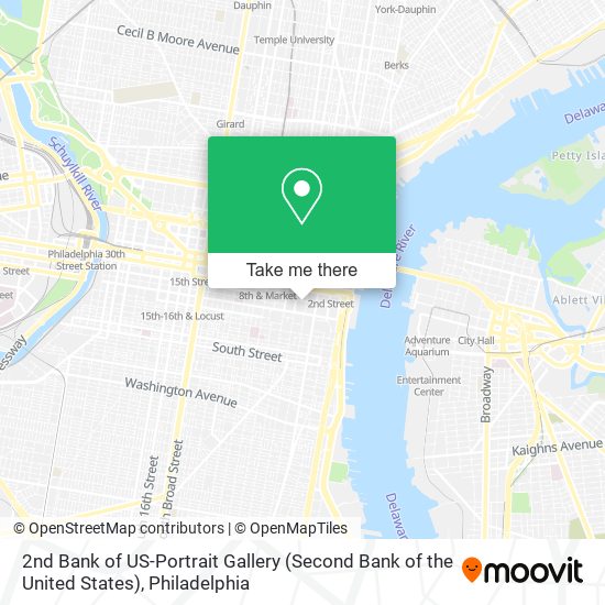 Mapa de 2nd Bank of US-Portrait Gallery (Second Bank of the United States)