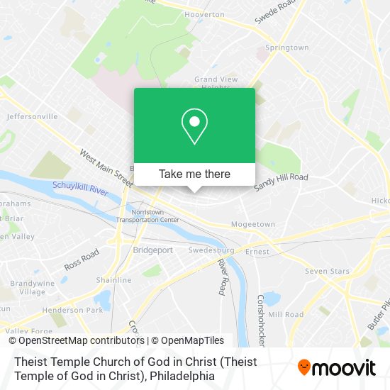 Theist Temple Church of God in Christ map