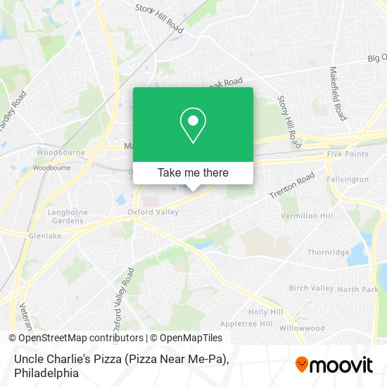 Uncle Charlie's Pizza (Pizza Near Me-Pa) map