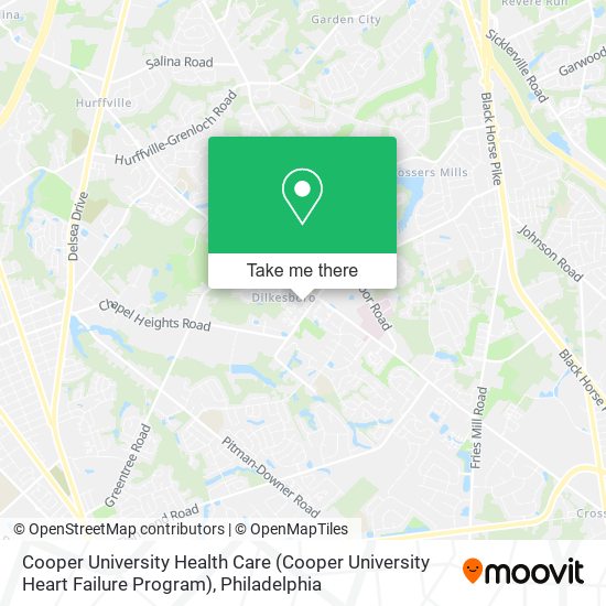 Cooper University Health Care (Cooper University Heart Failure Program) map