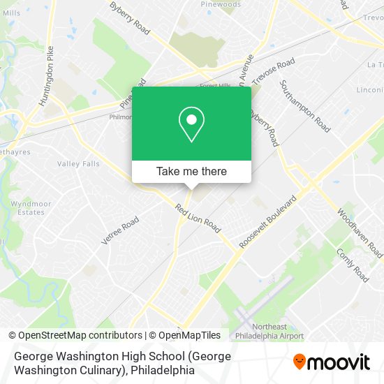 George Washington High School (George Washington Culinary) map