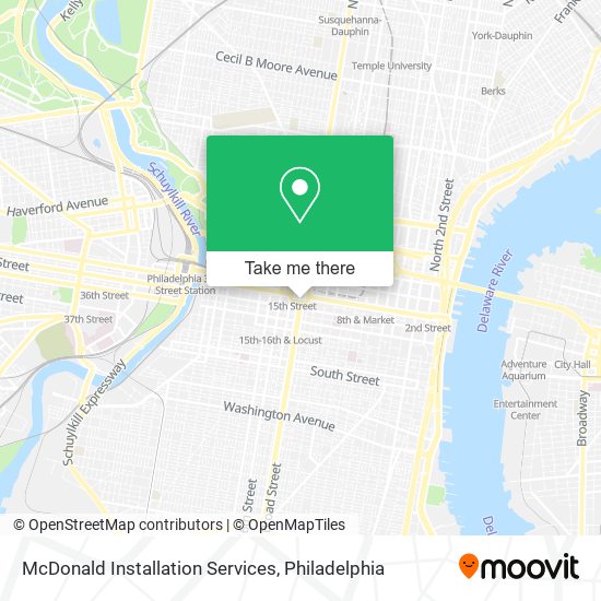 McDonald Installation Services map