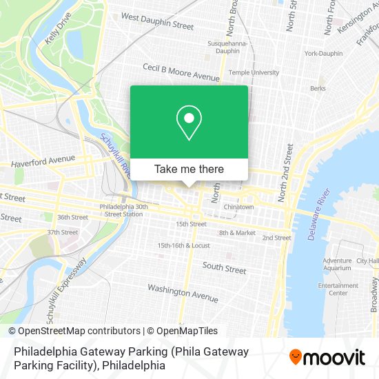 Mapa de Philadelphia Gateway Parking (Phila Gateway Parking Facility)