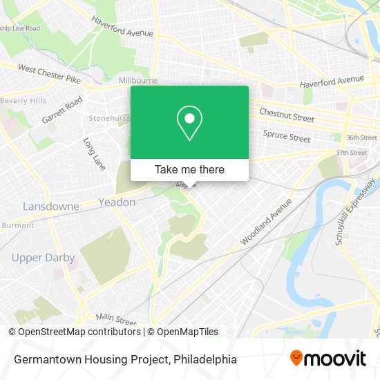 Germantown Housing Project map