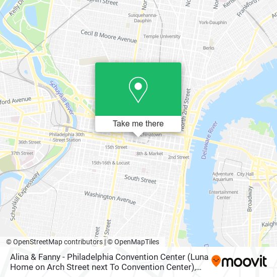 Alina & Fanny - Philadelphia Convention Center (Luna Home on Arch Street next To Convention Center) map