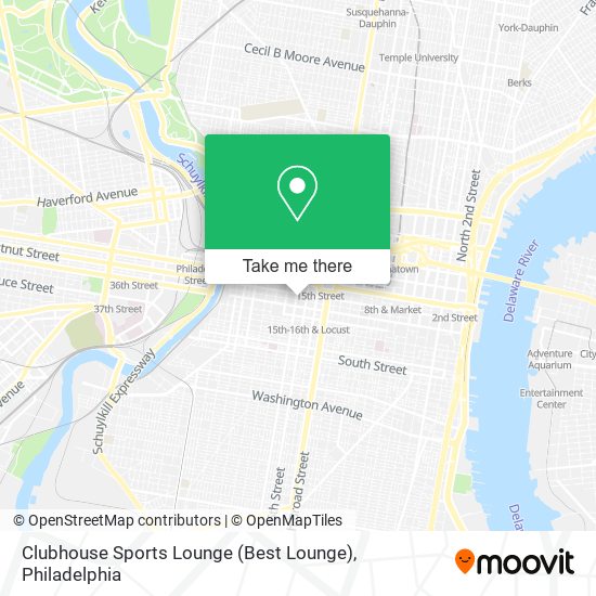 Clubhouse Sports Lounge (Best Lounge) map