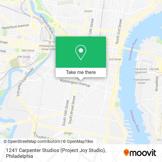 Mapa de 1241 Carpenter Studios (Project Joy Studio)