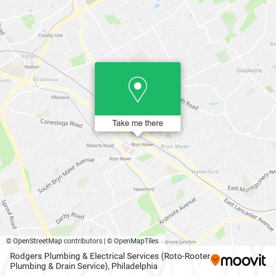 Mapa de Rodgers Plumbing & Electrical Services (Roto-Rooter Plumbing & Drain Service)