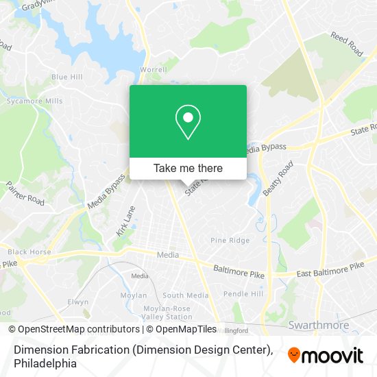 Dimension Fabrication (Dimension Design Center) map