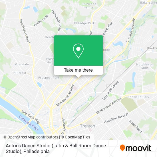 Actor's Dance Studio (Latin & Ball Room Dance Studio) map