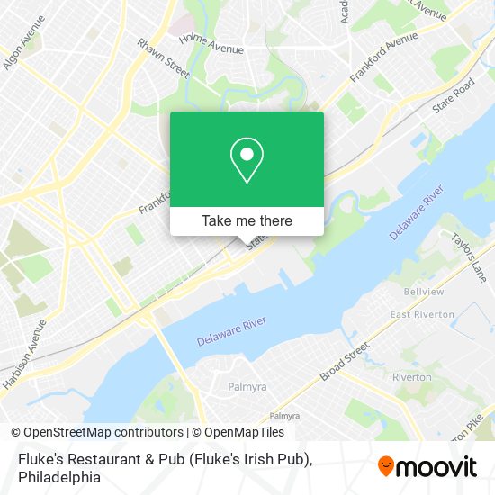 Mapa de Fluke's Restaurant & Pub