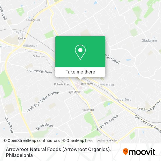 Arrowroot Natural Foods (Arrowroot Organics) map