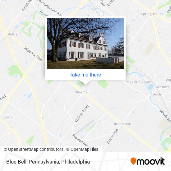 Mapa de Blue Bell, Pennsylvania