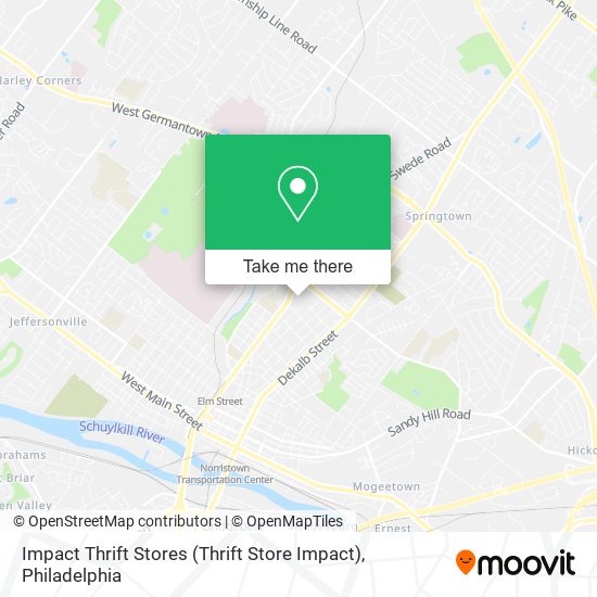 Impact Thrift Stores (Thrift Store Impact) map